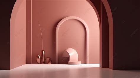 粉紅色牆 拱形門